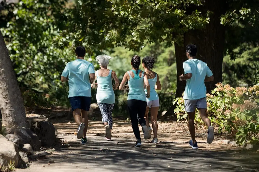 marathon athletes walking in the park 2023 11 27 05 08 17 utc